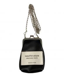 beautiful people（ビューティフルピープル）の古着「ミニクラスプ ポーチ」｜ブラック