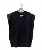 Traditional Weatherwearトラディショナルウェザーウェア）の古着「FISHERMAN V NECK PULLOVER」｜ネイビー