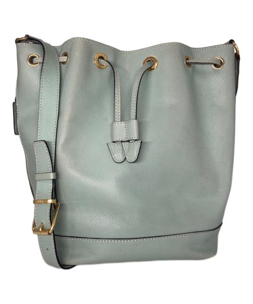 CELINE（セリーヌ）CELINE (セリーヌ) 巾着 ショルダー バッグ エメラルドグリーン サイズ:サイズ詳細参照の古着・服飾アイテム