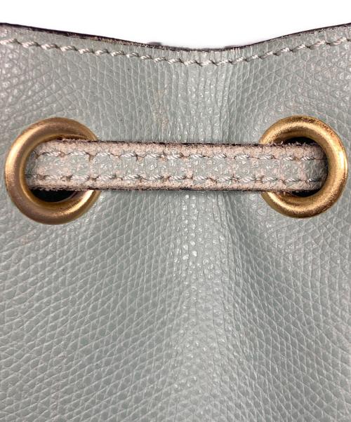 CELINE（セリーヌ）CELINE (セリーヌ) 巾着 ショルダー バッグ エメラルドグリーン サイズ:サイズ詳細参照の古着・服飾アイテム