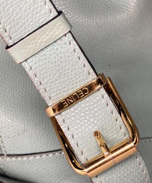 CELINE（セリーヌ）CELINE (セリーヌ) 巾着 ショルダー バッグ エメラルドグリーン サイズ:サイズ詳細参照の古着・服飾アイテム