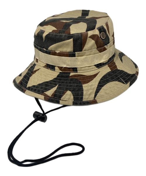 ASAT（アサット）ASAT (アサット) トライバルカモ ブーニーハット ベージュ サイズ:XLの古着・服飾アイテム