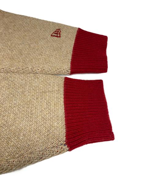 New Era（ニューエラ）New Era (ニューエラ) BOSTON RED SOX (ボストン レッドソックス) Field of Rye Cowichan Cardigan ベージュ サイズ:xsの古着・服飾アイテム