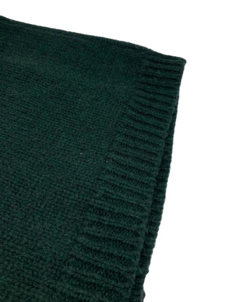 POLO RALPH LAUREN（ポロ・ラルフローレン）POLO RALPH LAUREN (ポロ・ラルフローレン) レターマン ウールVネック カーディガン グリーン サイズ:Sの古着・服飾アイテム