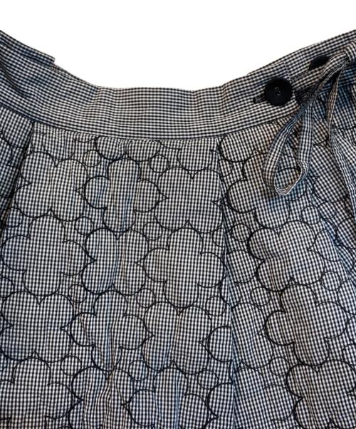 bulle de savon（ビュル デ サボン）bulle de savon (ビュル デ サボン) はなとまるキルティングスカート グレー サイズ:FREEの古着・服飾アイテム