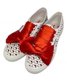 SUPERGA×HELLO KITTY（スペルガ×ハローキティ）の古着「コラボスニーカー」｜ホワイト