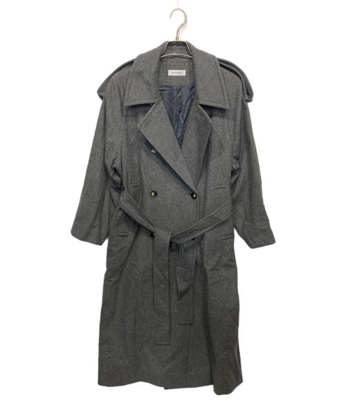 SACRA（サクラ）SACRA (サクラ) ノン-ミュールライトメルトンコート グレー サイズ:38の古着・服飾アイテム