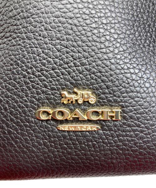 COACH（コーチ）COACH (コーチ) ターンロックレザーリュック ブラックの古着・服飾アイテム