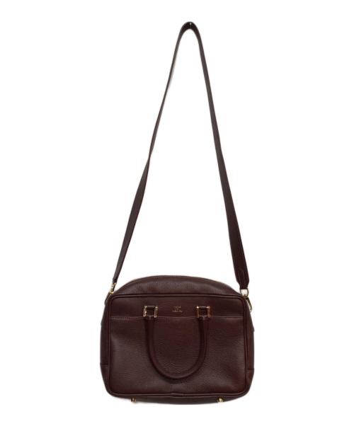 Manuel MILANO（マニュエルミラノ）Manuel MILANO (マニュエルミラノ) IENA (イエナ) 別注レザー2WAYバッグ ボルドーの古着・服飾アイテム