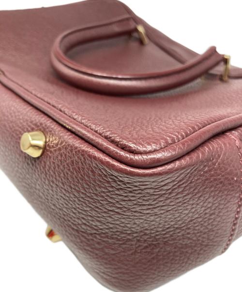 Manuel MILANO（マニュエルミラノ）Manuel MILANO (マニュエルミラノ) IENA (イエナ) 別注レザー2WAYバッグ ボルドーの古着・服飾アイテム