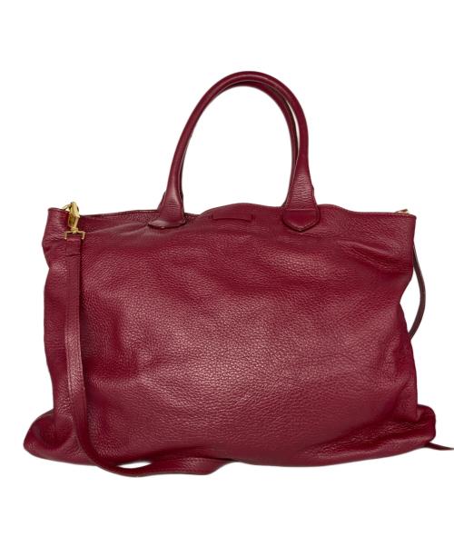 BURBERRY（バーバリー）BURBERRY (バーバリー) 2WAYバッグ レッド サイズ:サイズ詳細参照の古着・服飾アイテム