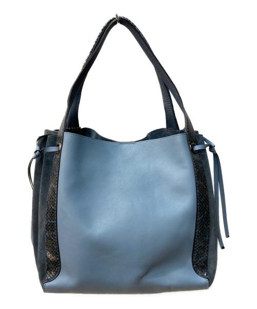 COACH（コーチ）COACH (コーチ) ハーモニーホーボー ハンドバッグ ブルー サイズ:サイズ詳細参照の古着・服飾アイテム