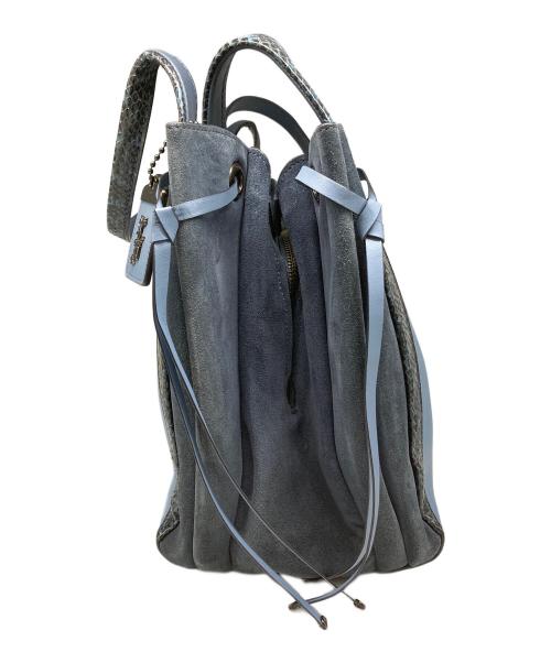 COACH（コーチ）COACH (コーチ) ハーモニーホーボー ハンドバッグ ブルー サイズ:サイズ詳細参照の古着・服飾アイテム