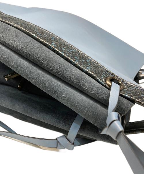 COACH（コーチ）COACH (コーチ) ハーモニーホーボー ハンドバッグ ブルー サイズ:サイズ詳細参照の古着・服飾アイテム