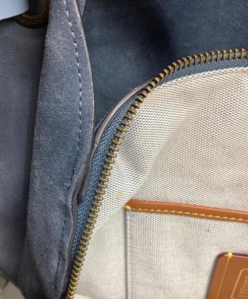 COACH（コーチ）COACH (コーチ) ハーモニーホーボー ハンドバッグ ブルー サイズ:サイズ詳細参照の古着・服飾アイテム