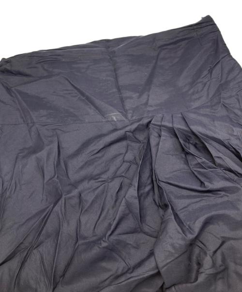 DRIES VAN NOTEN（ドリスヴァンノッテン）DRIES VAN NOTEN (ドリスヴァンノッテン) シルク スカート ネイビー サイズ:Mの古着・服飾アイテム