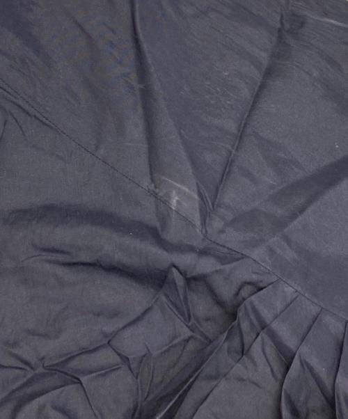 DRIES VAN NOTEN（ドリスヴァンノッテン）DRIES VAN NOTEN (ドリスヴァンノッテン) シルク スカート ネイビー サイズ:Mの古着・服飾アイテム