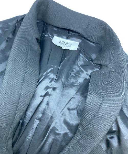 MM6 Maison Margiela（エムエムシックスメゾンマルジェラ）MM6 Maison Margiela (エムエムシックスメゾンマルジェラ) リバーシブルパデットジャケットテーラードジャケット ブラック サイズ:38の古着・服飾アイテム