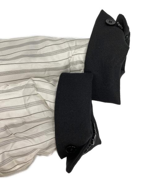MM6 Maison Margiela（エムエムシックスメゾンマルジェラ）MM6 Maison Margiela (エムエムシックスメゾンマルジェラ) リバーシブルパデットジャケットテーラードジャケット ブラック サイズ:38の古着・服飾アイテム