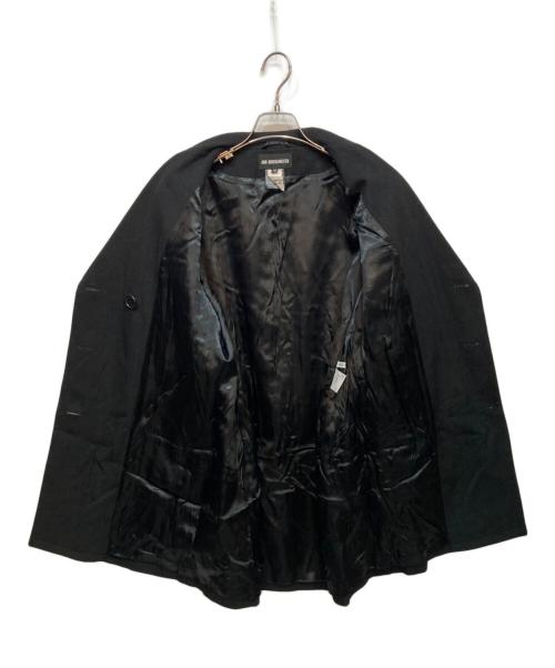ANN DEMEULEMEESTER（アンドゥムルメステール）ANN DEMEULEMEESTER (アンドゥムルメステール) 10 corso como COMME des GARCONS (ディエチコルソコモ・コムデギャルソン) ダブルコート ブラック サイズ:36の古着・服飾アイテム