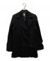 ANN DEMEULEMEESTER（アンドゥムルメステール）の古着「ダブルコート」｜ブラック