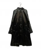 tricot COMME des GARCONSトリココムデギャルソン）の古着「サテン中綿ロングコート」｜グリーン