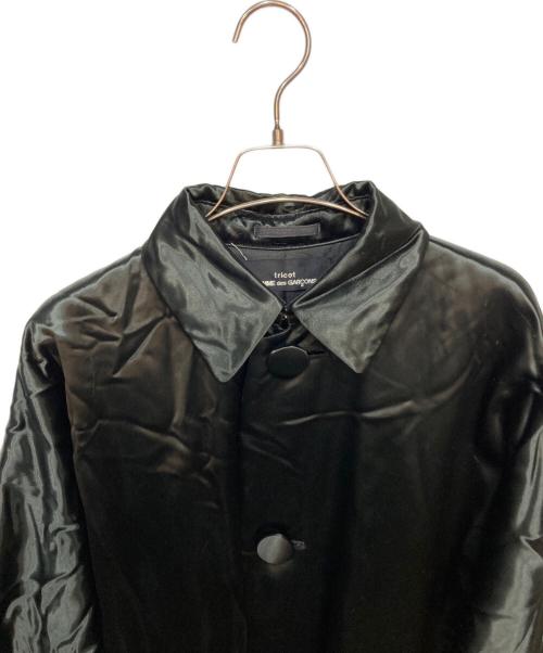tricot COMME des GARCONS（トリココムデギャルソン）tricot COMME des GARCONS (トリココムデギャルソン) サテン中綿ロングコート グリーン サイズ:FREEの古着・服飾アイテム