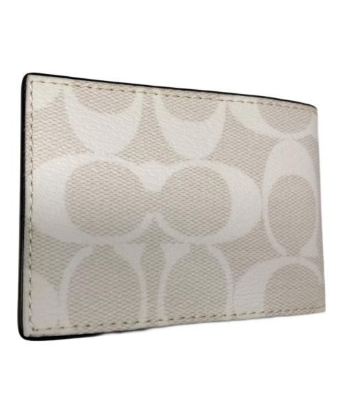 COACH（コーチ）COACH (コーチ) 3in ウォレット ベージュ サイズ:サイズ詳細参照の古着・服飾アイテム