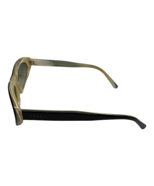 PRADA（プラダ）PRADA (プラダ) キャットアイサングラス ベージュの古着・服飾アイテム