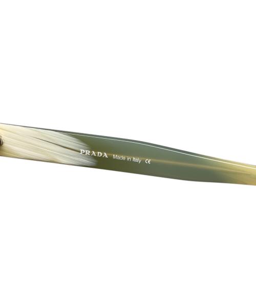 PRADA（プラダ）PRADA (プラダ) キャットアイサングラス ベージュの古着・服飾アイテム