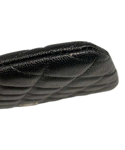 CHANEL（シャネル）CHANEL (シャネル) マトラッセ ココマーク ポーチ ブラック サイズ:サイズ詳細参照の古着・服飾アイテム