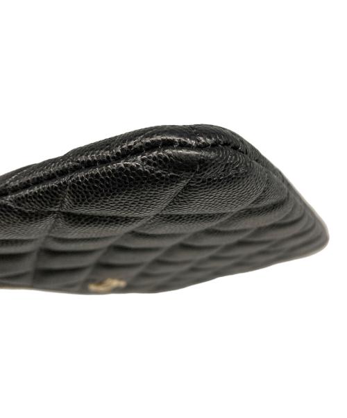 CHANEL（シャネル）CHANEL (シャネル) マトラッセ ココマーク ポーチ ブラック サイズ:サイズ詳細参照の古着・服飾アイテム