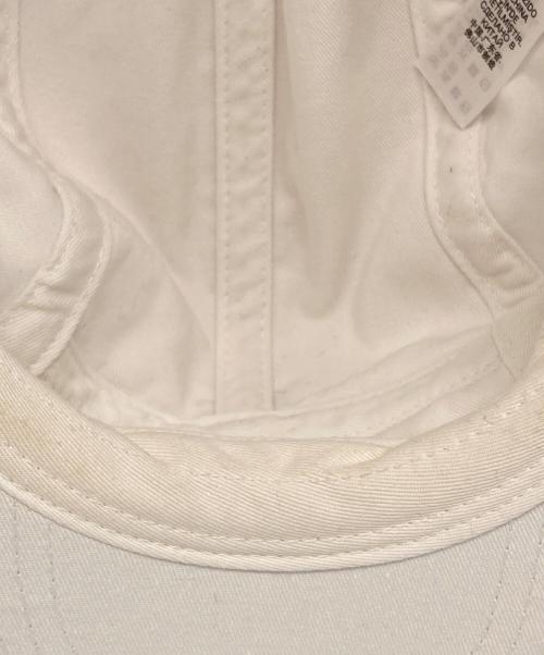 MM6 Maison Margiela（エムエムシックスメゾンマルジェラ）MM6 Maison Margiela (エムエムシックスメゾンマルジェラ) ロゴキャップ ホワイト サイズ:3の古着・服飾アイテム