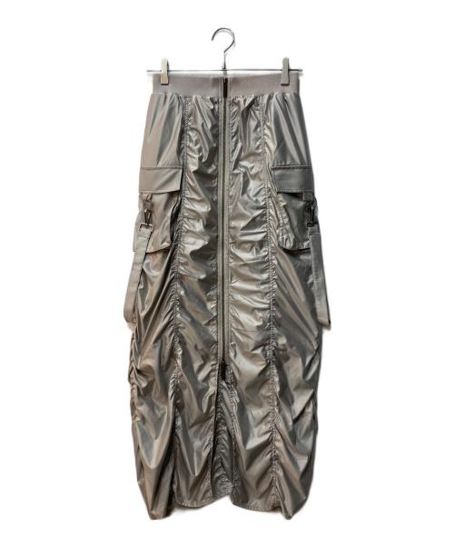 glam lips（グラムリップス）glam lips (グラムリップス) ロング スカート グレー サイズ:FREEの古着・服飾アイテム