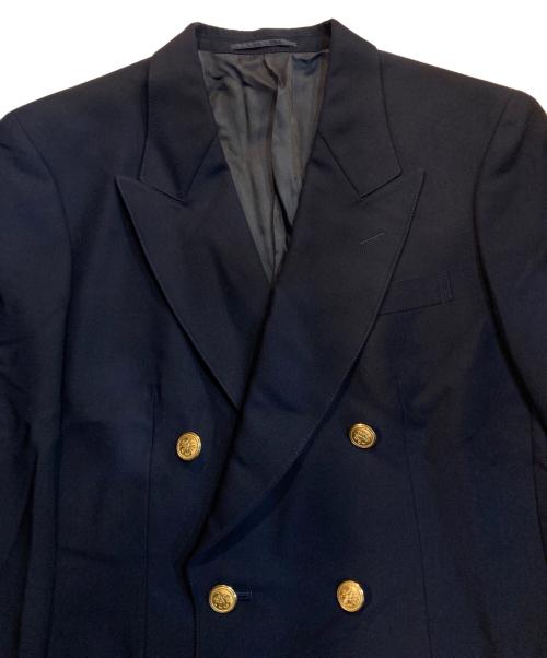 J.PRESS（ジェイプレス）J.PRESS (ジェイプレス) 金釦 ダブル ジャケット ネイビー サイズ:9の古着・服飾アイテム