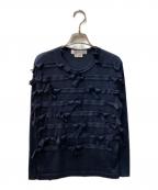 COMME des GARCONS COMME des GARCONSコムデギャルソン コムデギャルソン）の古着「リボン カットソー」｜ネイビー