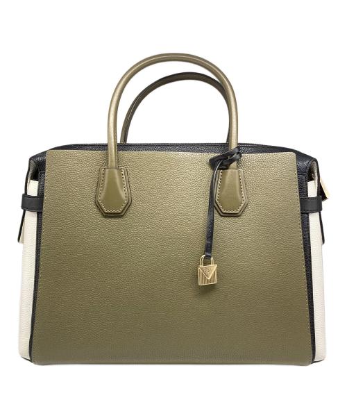 MICHAEL KORS（マイケル・コース）MICHAEL KORS (マイケル・コース) マーサー 2way ハンドバッグ カーキ サイズ:サイズ詳細参照の古着・服飾アイテム