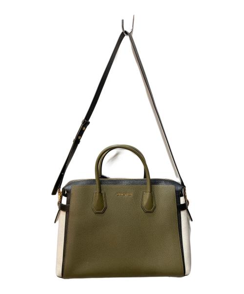MICHAEL KORS（マイケル・コース）MICHAEL KORS (マイケル・コース) マーサー 2way ハンドバッグ カーキ サイズ:サイズ詳細参照の古着・服飾アイテム
