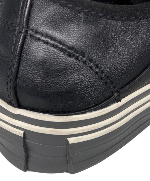 YOHJI YAMAMOTO（ヨウジヤマモト）YOHJI YAMAMOTO (ヨウジヤマモト) VESSEL (ベセル) コラボローカットスニーカー ブラック サイズ:25cm / US6の古着・服飾アイテム