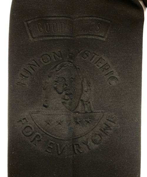 Hysteric Glamour（ヒステリックグラマー）Hysteric Glamour (ヒステリックグラマー) Embossing hoodie ブラック サイズ:FREEの古着・服飾アイテム