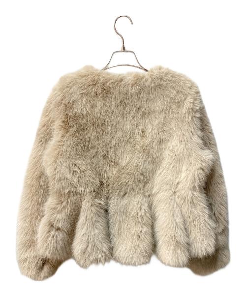 Bibiy.（ビビィ）Bibiy. (ビビィ) RAMONA PEPURAMU COAT ベージュ サイズ:FREE 未使用品の古着・服飾アイテム