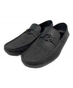 中古・古着通販】que (キュー) スリッポン plain ブラック サイズ:M