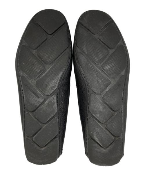 GIORGIO ARMANI（ジョルジョアルマーニ）GIORGIO ARMANI (ジョルジョアルマーニ) モカシンシューズ ブラック サイズ:7の古着・服飾アイテム