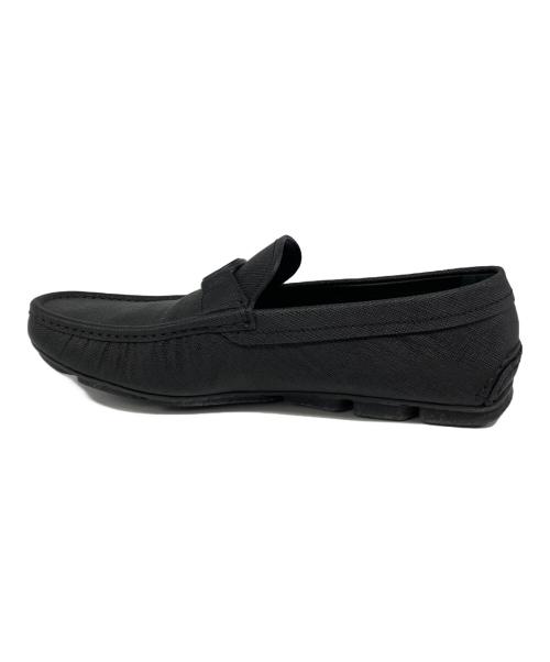 GIORGIO ARMANI（ジョルジョアルマーニ）GIORGIO ARMANI (ジョルジョアルマーニ) モカシンシューズ ブラック サイズ:7の古着・服飾アイテム