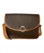 CELINEセリーヌ）の古着「マカダムショルダーバッグ」｜ブラウン