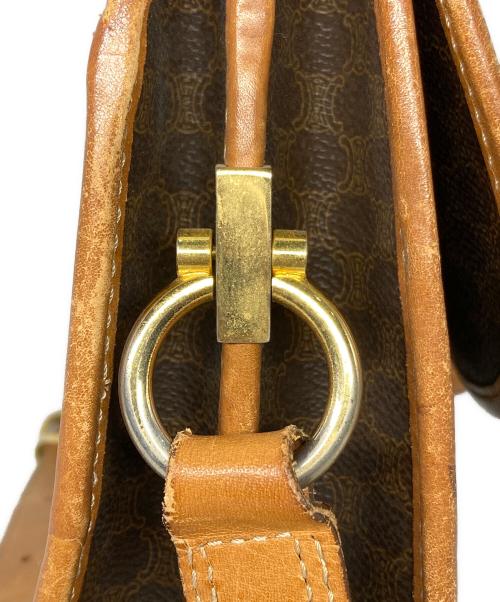 CELINE（セリーヌ）CELINE (セリーヌ) マカダムショルダーバッグ ブラウン サイズ:サイズ詳細参照の古着・服飾アイテム