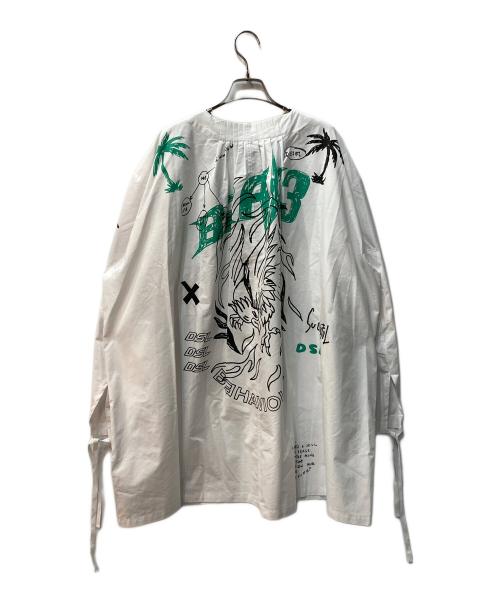 DIESEL（ディーゼル）DIESEL (ディーゼル) C-CABIRIA-A shirts ホワイト サイズ:Sの古着・服飾アイテム