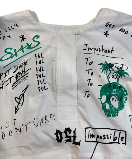 DIESEL（ディーゼル）DIESEL (ディーゼル) C-CABIRIA-A shirts ホワイト サイズ:Sの古着・服飾アイテム