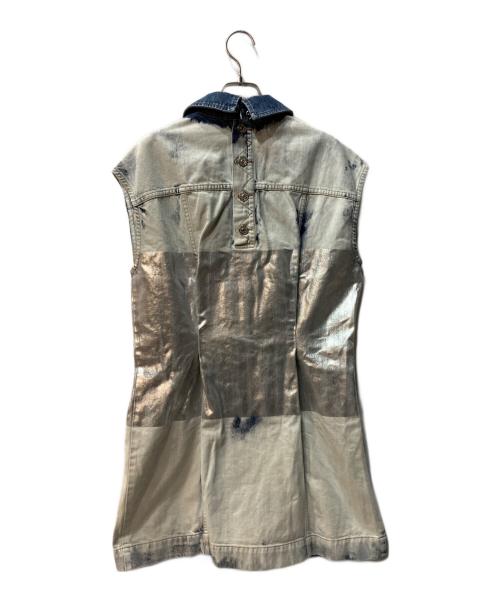 DIESEL（ディーゼル）DIESEL (ディーゼル) De Dyane Short Dress インディゴ サイズ:M 未使用品の古着・服飾アイテム