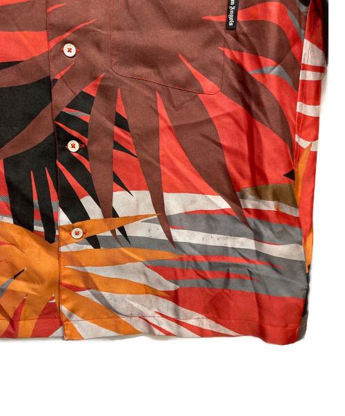 Palm Angels（パーム エンジェルス）Palm Angels (パーム エンジェルス) 総柄半袖シャツ レッド サイズ:46の古着・服飾アイテム